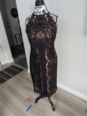 Black Lace, evening, NW Brand (Nightway), Size 14